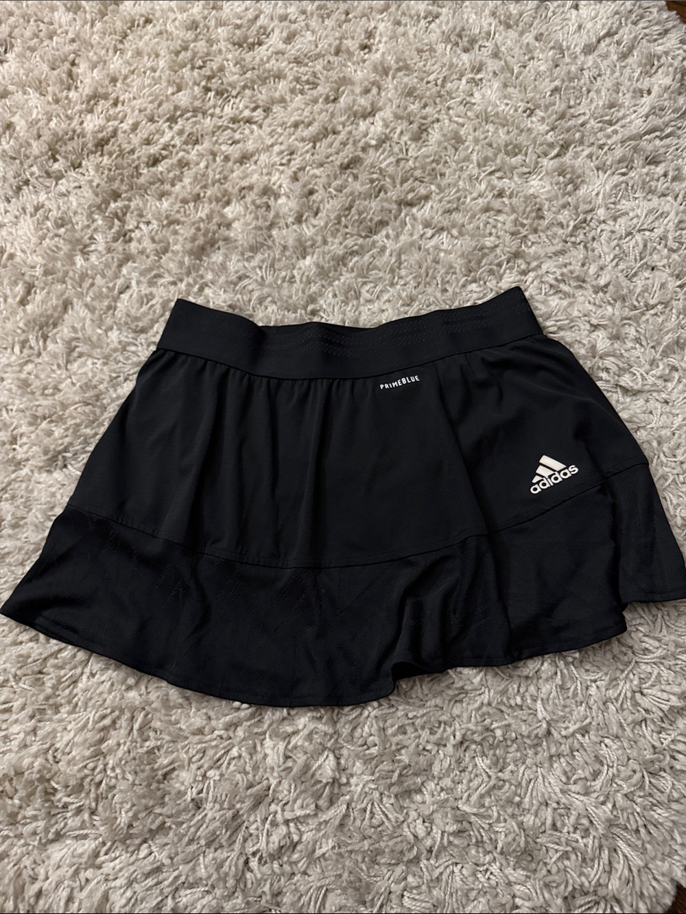 adidas Black Women's Circle Skirt with Logo
